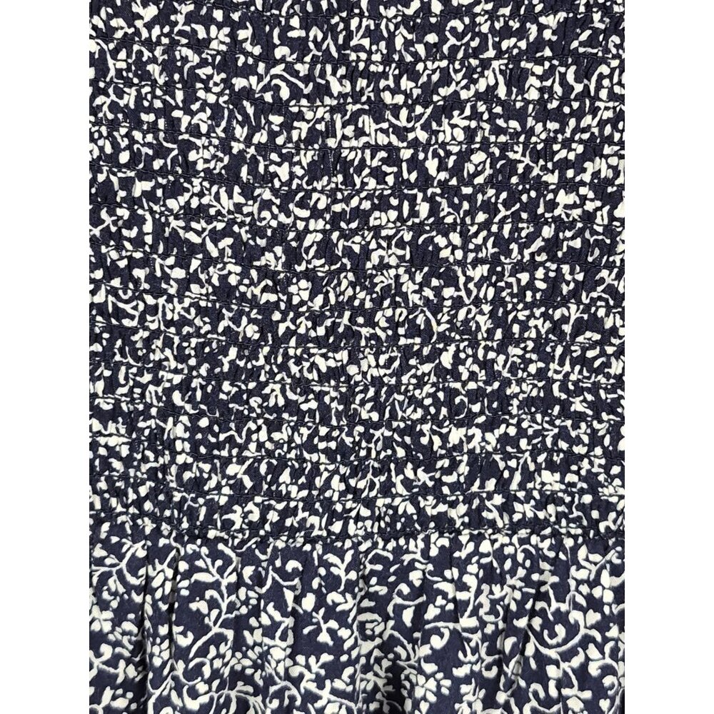 Old Navy Women's Blue Floral Fit & Flare Cottagecore Boho Mini Dress Size XL NWT - Picture 5 of 9